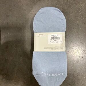 COLE HAAN Women's 8 pairs  Liner Socks, multicolored stretch non-slip heel grip